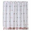 Semi-sheer Short Kitchen Curtain Pendant Half Window Curtain Door Curtain Panel