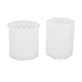 Silicone Candle Molds, 2Pcs Cylinder Style DIY Candle For DIY