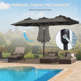 Outdoor beach umbrella /Double-sided Umbrella (Swiship-Ship)(Prohibited by WalMart)