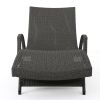 SALEM PE WICKER CHAISE LOUNGE WITH ARM