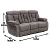 Bogata - Recliner Sofa - Brown