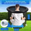 Ice Bath Tub for Athletes, Portable Cold Plunge Inflatable, Large Cold Plunge Tub, Nylon Fabric Ice Plunge Tub for Recovery, Cold Water Therapy Pod Ou