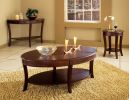 Troy - End Table 20" Round - Brown