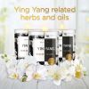 Magnificent 101 Set of 3 Long-Lasting Yin Yang Aromatherapy Candles10.5 Oz - 42-Hour Burn 100% Soy Wax, Herbs  Ideal for Meditation, House Energy Clea