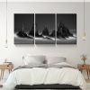 3 Panels Framed Mountain View Canvas Wall Art Decor,3 Pieces Mordern Canvas Decoration Painting for Office,Dining room,Living room, Bedroom Decor-Read