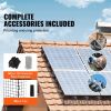 VEVOR 6 inch x 50ft Solar Panel Bird Guard, Critter Guard Roll Kit with 50pcs Stainless Steel Fasteners, Solar Panel Guard with Rust-proof PVC Coating