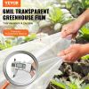 VEVOR Greenhouse Plastic Sheeting 12 x 50 ft, 6 Mil Thickness Clear Greenhouse Film, Polyethylene Film 4 Year UV Resistant, for Gardening, Farming, Ag