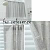 Solid Color Half Window Curtain Dormitory Short Curtain Decor Grey Kitchen Curtains, 55x18 inch