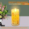 Skywin in Loving Memorial Candles for Deceased (Every Beat) - 5.9 x 2.7 in LED Flameless Candles, Remembrance Candle for Loss, Memorial Candles for Lo